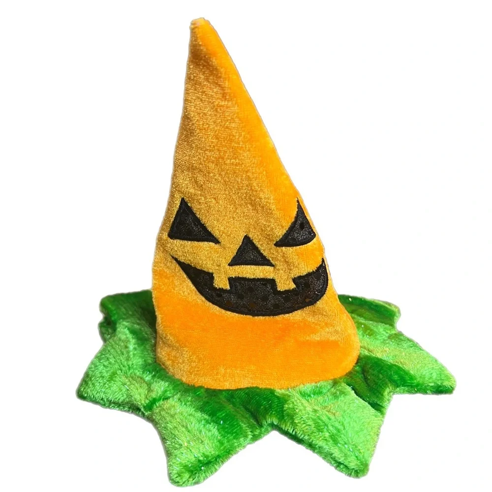 Halloween Dog Pumpkin Costume Adjustable Hat
